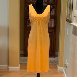 Talbots comfy orange dress, size S